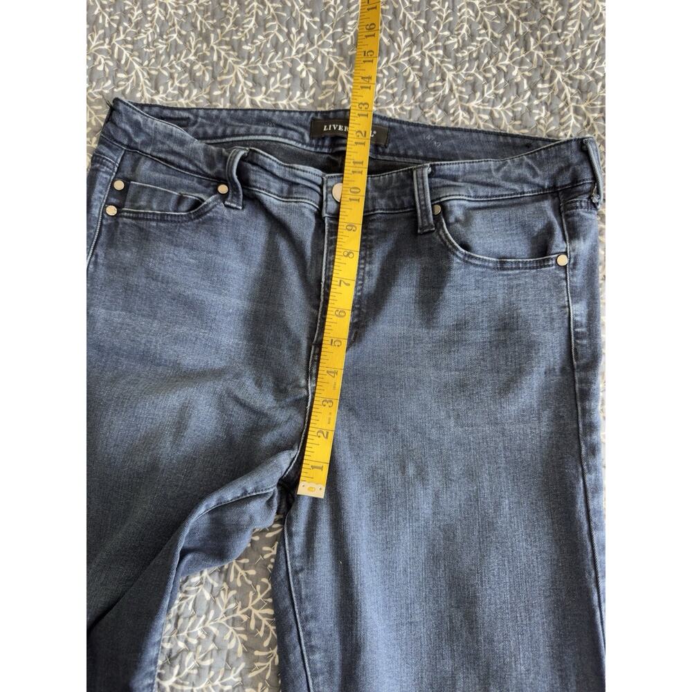 Liverpool Women’s High Rise Skinny Jeans * Dark Wash * Stretch! Size 14 34x27 - Picture 6 of 9